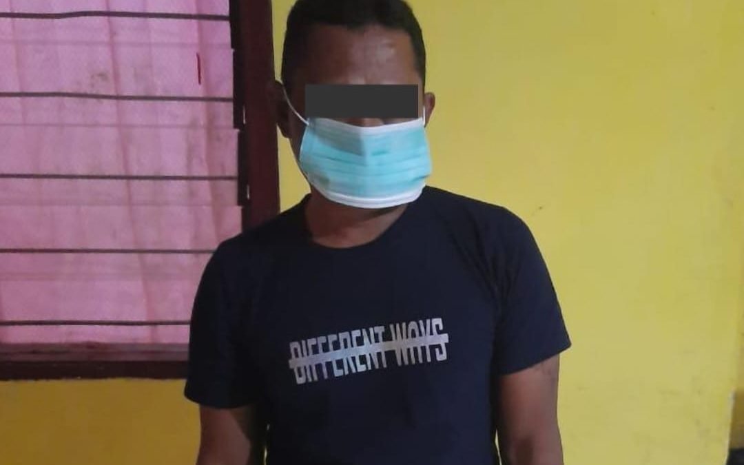 Kapolsek Paleleh Amankan Pelaku Penganiayaan Pagar Bambu