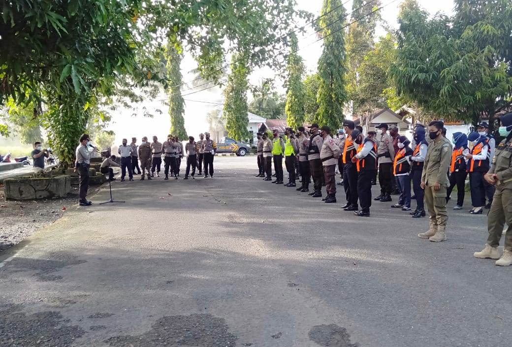 Wakapolres Bolmut Pimpin Apel siaga Operasi Yustisi