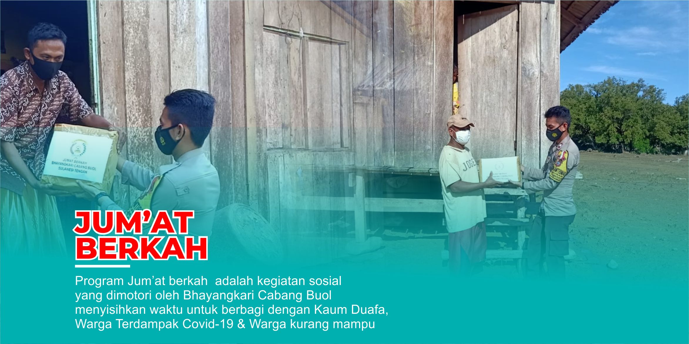 Bhayangkari Cabang Buol Tetap Rutin dengan Jumat Berkah