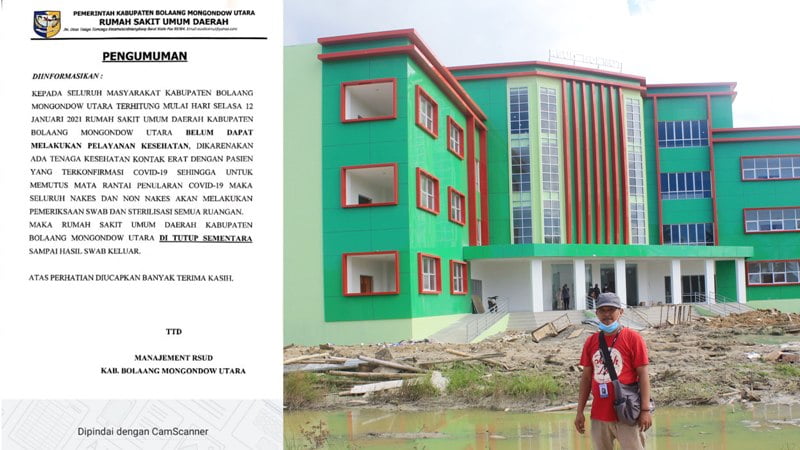 Penutupan Pelayanan Kesehatan RSUD Bolmut Dinilai Sepihak