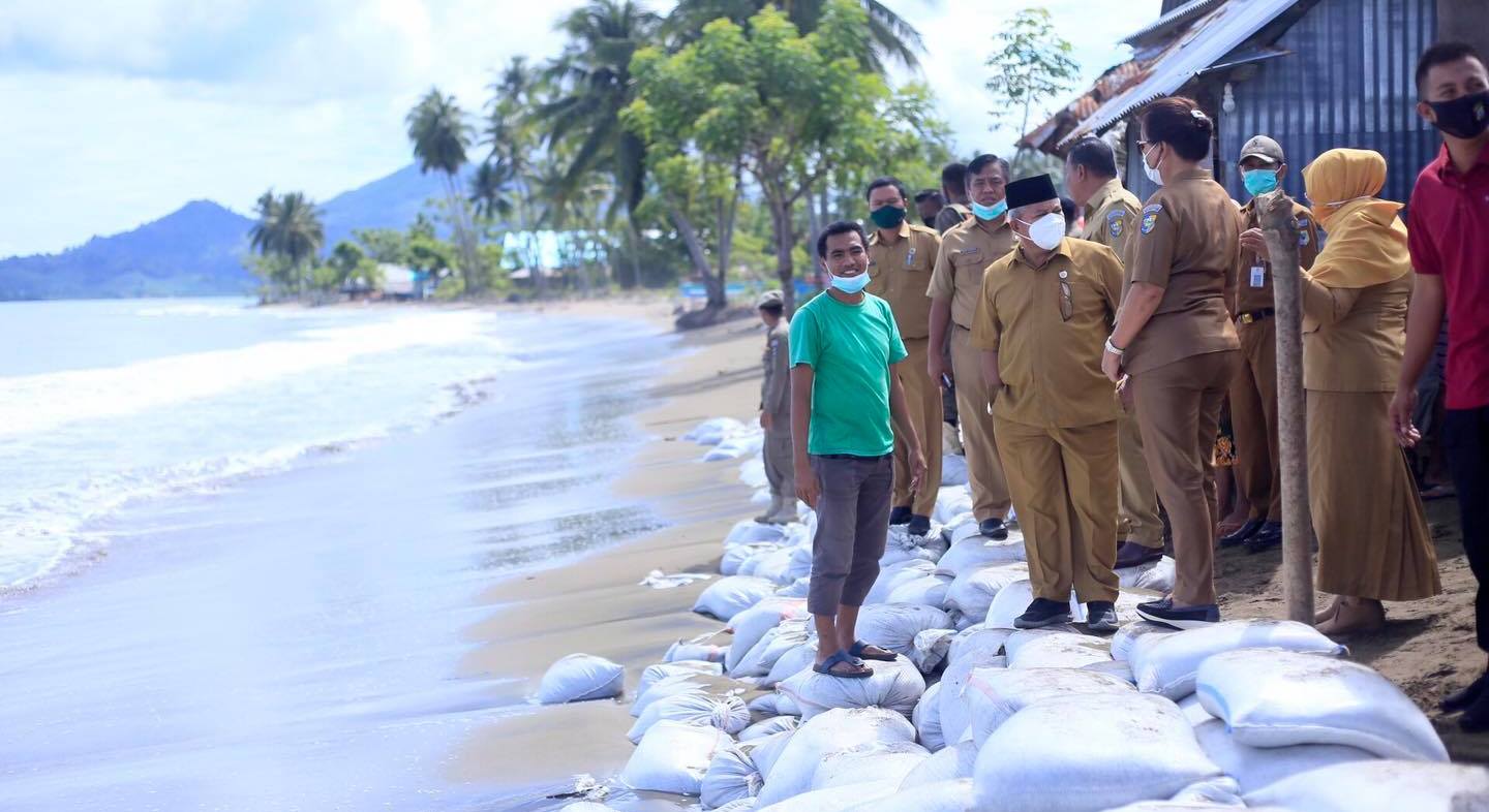 Tindak Lanjuti Keluhan Warga Buko Utara, Pemda Bolmut Turun Tinjau Lokasi