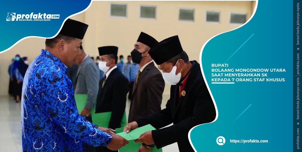 Bupati Bolmut, Serahkan SK Kepada 7 Orang Staf Khusus