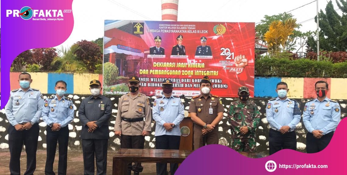 Lapas kelas III Leok Deklarasi Janji Kinerja dan Bangun Zona Integritas WBK-WBBM