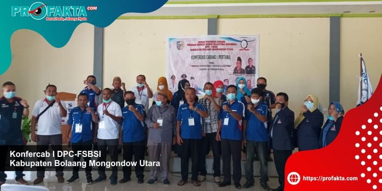 DPC FSBSI Bolmut Gelar Konfercab Pertama, Olii Terpilih secara Aklamasi