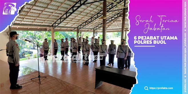 Kapolres Buol Pimpin Sertijab 6 PJU