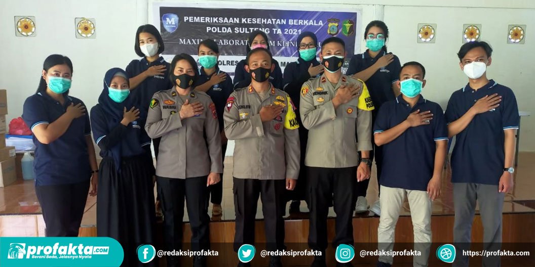 Polres Buol, Lakukan Chek Up Kesehatan 40 Personilnya