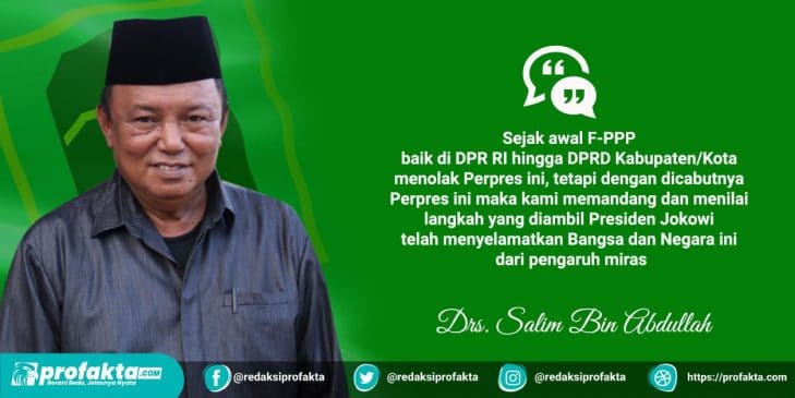 Perpres Investasi Miras Dicabut, SBA : Jokowi Penyelamat Bangsa