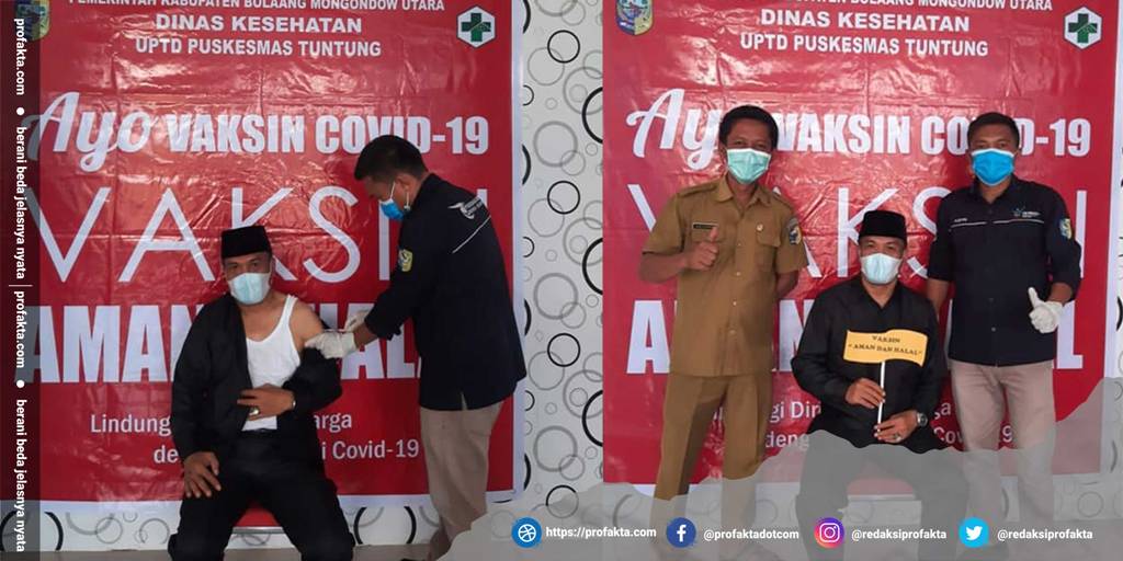 Aleg Bolmut Surianysah Korompot Jalani Vaksinasi Covid-19