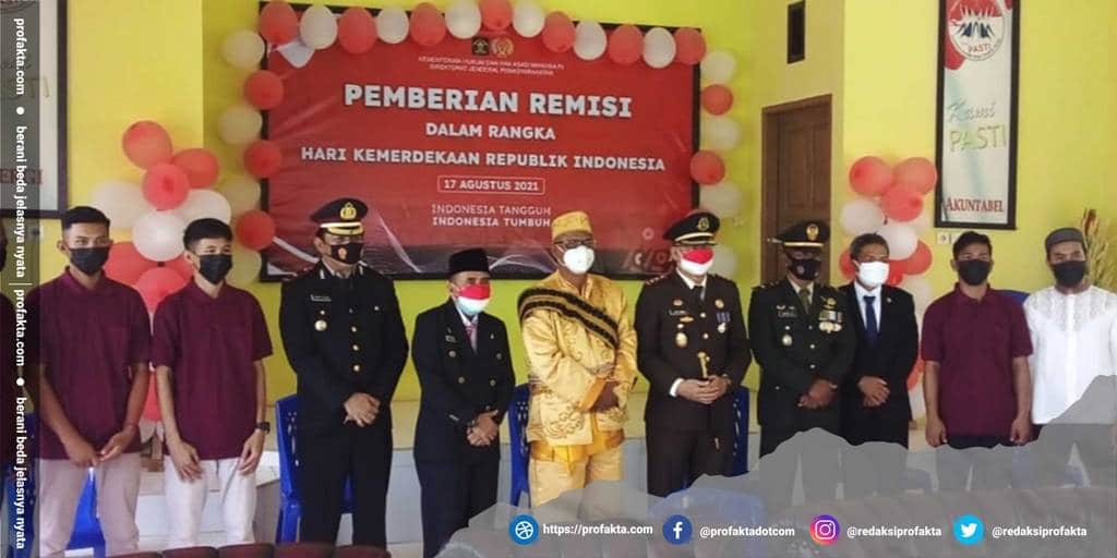Lapas Kelas III Leok, Beri Remisi Pada 98 Narapidana Dewasa dan Anak Pada HUT RI Ke-76 Tahun