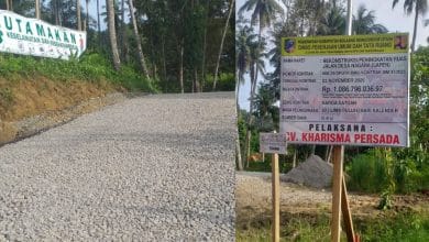 Pekerjaan Lapen Jalan Nagara Disorot LSM, Diduga Tak Sesuai Spesifikasi