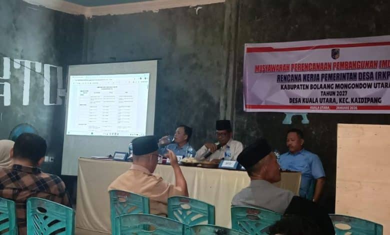 Kuala Utara Gelar Musrenbang Tahun 2027, Tetapkan Program Unggulan Pembangunan Desa